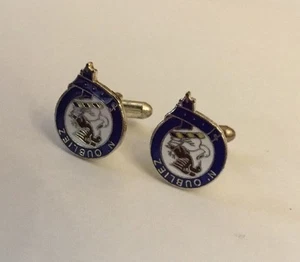 Mens Gents Unisex Scottish Clan Enamel Cufflinks Graham Clan Motto N Oubliez - Picture 1 of 6