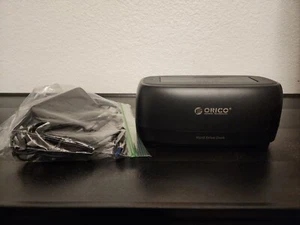 Hard Drive Docking Station Compatible with 2.5/3.5'' SATA HDD SSD - Picture 1 of 5