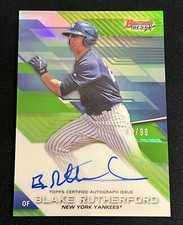 Blake Rutherford 2017 Bowman’s Best of ‘17 Autographs Green Refractors /99 Auto