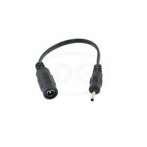 DC 2,5 mm x 0,7 mm spina maschio a 5,5 mm x 2,1 mm femmina adattatore di alimentazione cavo connettore - Foto 1 di 1