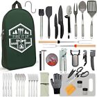 Grilling And Camping Cooking Utensils Set For The Outdoors Bbq - Camping Uten...