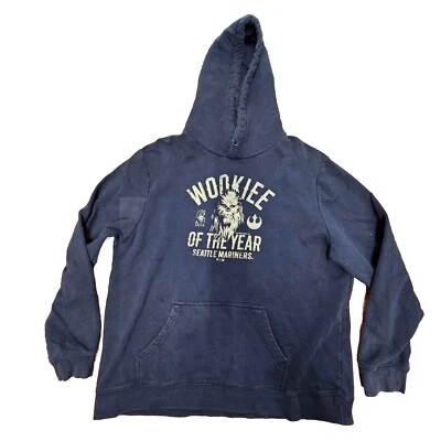 Seattle Mariners Wookie Year Fanatics Adult Mens Hoodie Sweatshirt XL Blue O6c - Image 1 of 4