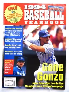 Juan Gonzalez Signed Autograph Magazine Inside Baseball 1994 Rangers JSA AH04546 - Picture 1 of 4
