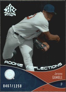 2004 Reflections Baseball Card #113 Jerome Gamble Rookie /1250