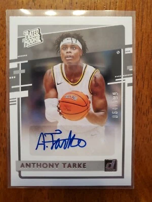 2021-22 Donruss Anthony Tarke Auto RC # 64/199 - Image 1 of 2