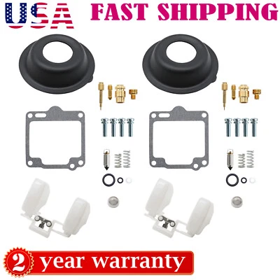 2X Carburetor Carb Repair Rebuild Kit Set for Yamaha Virago 750 XV750 1988-1997 - Image 1 of 4