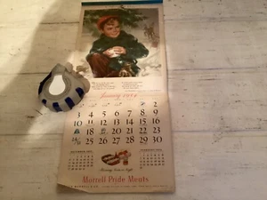 1954 Morrell Pride Meats Calendar - Picture 1 of 6