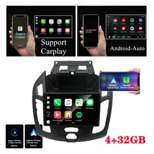 For Ford Transit Connect 2014-2018 Radio Stereo GPS Nav Wifi FM 4+32GB Player 9" - Picture 1 of 23