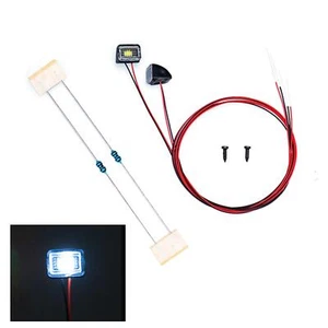 1 par de luces de advertencia de plástico 1/14 para camión tractor Tamiya hágalo usted mismo con control remoto - Imagen 1 de 3
