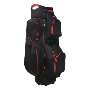 NEW 2022 RJ Sports Mission 14 Way Men's Golf Cart Bag Black/Red - Picture 1 of 6