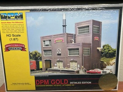 WHITEWATER BREWING CO - DESIGN PRESERVATION GOLD - HO Scale - PLASTIC - NEW KIT - Image 1 of 4
