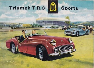 TRIUMPH T.R.3 SPORTS BROCHURE, REF.256/1/58/UK. - Image 1 of 4