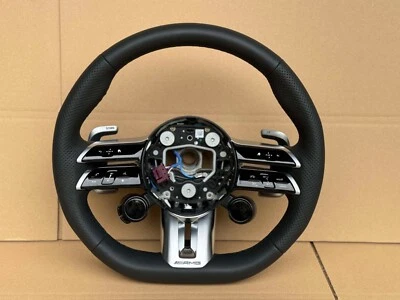 23 24 Mercedes Benz W206 W223 GLE GL AMG Driver Steering Wheel Genuine! Perfect! - Image 1 of 4