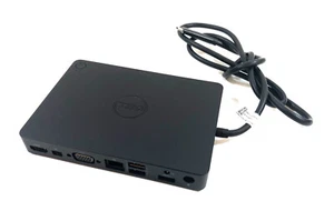 DELL WD15 Station d'accueil USB-C HDMI, USB3.0, Mini-DisplayPort, VGA - Photo 1/6