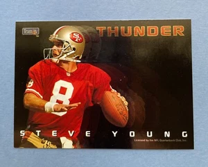 1993 SkyBox Premium Thunder and Lightning Steve Young / Jerry Rice #8 49ers - Picture 1 of 2