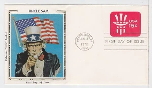 TurtlesTradingPost- USA 15 Cent Uncle Sam Hat- 1978 FDC #U581- Colorano Cachet - Picture 1 of 1