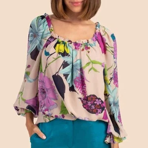 Trina Turk Sophia Floral Top Small - Bild 1 von 7