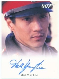WILL YUN LEE "AUTOGRAPH" JAMES BOND HEROES & VILLAINS