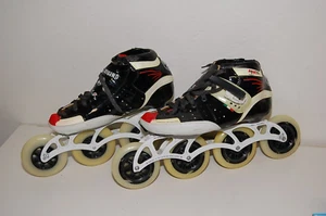 Luigino Sting Inline Skates 195-4x105 12.00/325mm Pilot P-51 Featherweight Sz 10 - Picture 1 of 4
