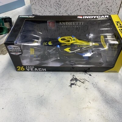 New Sealed Zach Veach #26 Die Cast Indy Car- 1/18 scale Green Light #11076 2020 - Image 1 of 4