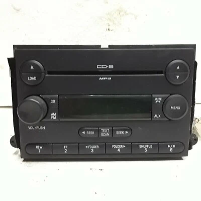 06 2006 Ford Fusion AM FM 6 disc CD radio receiver OEM 6E5T-18C815-CH CC-CH - Image 1 of 3