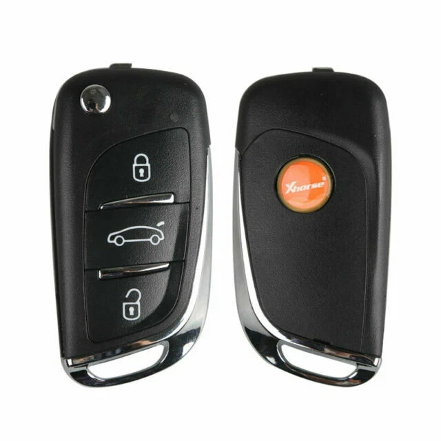 Xhorse XEDS01EN Super 3-Button DS Style Remote Key - Black (Pack of 5)