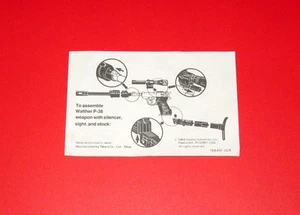 1984 Hasbro G1 Transformers Megatron *Assembly Instructions (INSERT)* 166491 00A - Picture 1 of 2