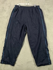 Vintage Champion Gold Herren XL blau Windbreaker Trainingshose gefüttert Softshell Kordelzug - Bild 1 von 15