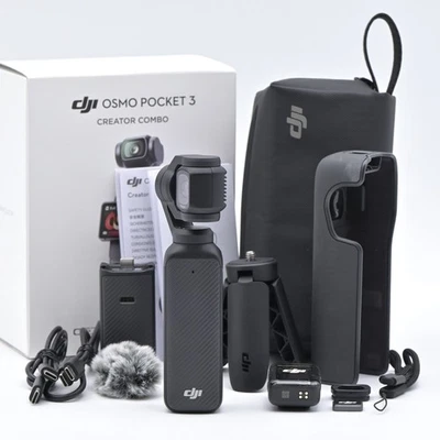 DJI Osmo Pocket 3 Creator Combo 3-Axis Stabilized 4K Camera [Top Mint] #11160 - Image 1 of 4