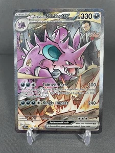Team Rocket's Nidoking EX233/182 Destined Rivals Full Art Holo SIR NM Condition - Picture 1 of 3