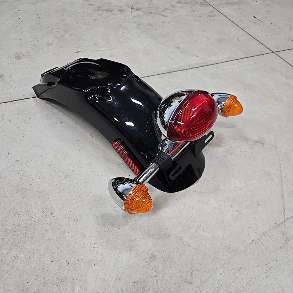 2009-2016 Triumph Thruxton 900 OEM Rear Fender w/ Turn Signal Tail Brake Light - Image 1 of 4