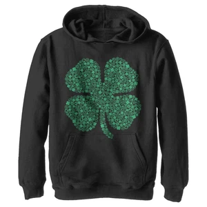 Boy's Marvel St. Patrick's Day Hero Icon Clover Pull Over Hoodie - Picture 1 of 6