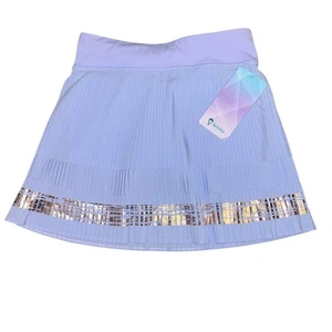 Ivivva Girls Skort wide stride Periwinkle Pleated size 14 NWT - Picture 1 of 3