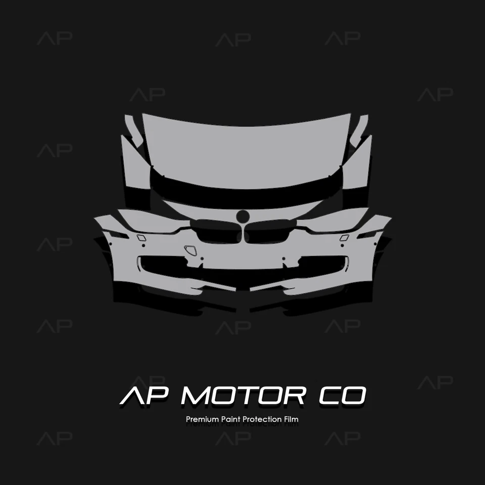 Se adapta a BMW Serie 3 2012-2013 Sedán Moderno 328i Protección de Pintura TPU PPF Kit Brillo Foto 1 de 4