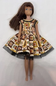 Mattel Skipper Doll #950 1964 Vintage Straight Leg Dark Brown Hair Amazing Cond! - Picture 1 of 4