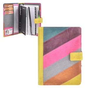 Greenburry Terminplaner A5 Leder bunt Terminkalender Candy Shop Kalender 2025 - Bild 1 von 12