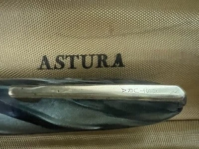 ASTURA Füllfederhalter Grün Celluloid 14 KT GOLD Feder Vintage - Bild 1 von 4