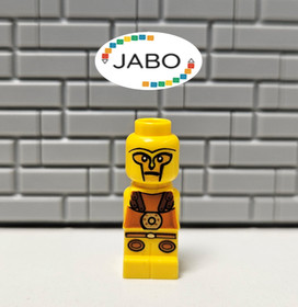 (S8 /5/10) Lego Microfigure 85863pb016 Minotaur Gladiator Yellow 3841