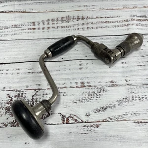 Vintage Pexto 5308 Bit Brace Ratcheting Hand Drill Made USA Free Shipping! - Picture 1 of 9