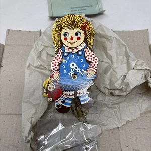Nuevo de Lote Antiguo Reloj de Pared Ojo Móvil Alemán Cuco Harapiento Estilo Anne NUEVO - Imagen 1 de 7