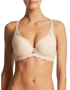 NEW ELLE MACPHERSON PINK LACE UNDERWIRE BRA SIZE 8F / 30F RRP $79.95 - Foto 1 di 2