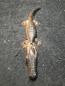 Antique Painted Cast Iron Alligator Nut Cracker NO BOX #2 - Picture 1 of 10