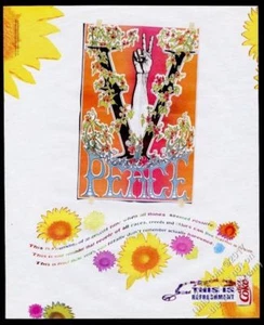 1994 Diet Coke Coca-Cola Psychedelic Flower Power Kunst Vintage Druck Anzeige - Bild 1 von 1