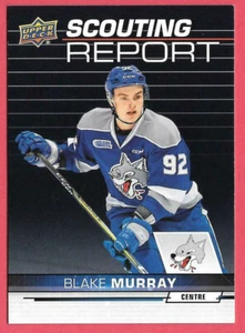 Blake Murray Upper Deck CHL 2018-19 Rookie Scouting Report - Carolina Hurricanes - Imagen 1 de 1