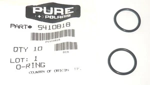 POLARIS PURE OEM NOS ATV SNOWMOBILE PWC NEW O-RINGS SET OF FOUR QTY (4) 5410818 - Picture 1 of 3