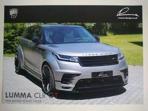 LUMMA CLR GT Wheels Bodykit Side Skirts for Range Rover Velar Brochure Card Page - Picture 1 of 1