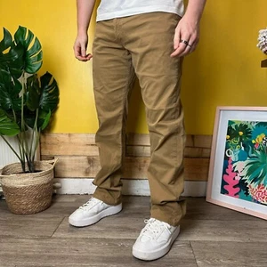 Men’s Lee Brooklyn Straight Chinos Mustard - Picture 1 of 7