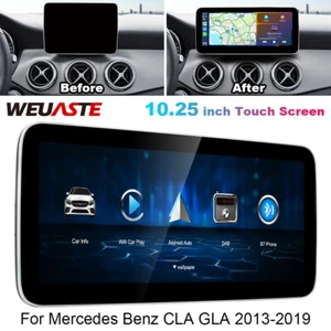 10.25'' Linux Screen Wireless Carplay Navi For Mercedes Benz GLA X156 2015-2019 - Picture 1 of 12