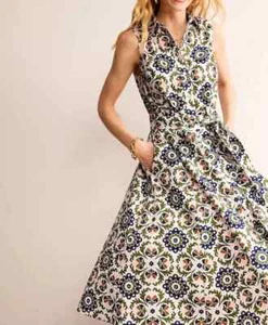 Boden Amy Sleeveless Shirt Dress Size 22 Reg -Q8 - Picture 1 of 10