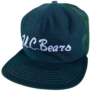 Vintage University Of California Berkeley Bears Hat New Era Pro Trucker USA Cap - Picture 1 of 8